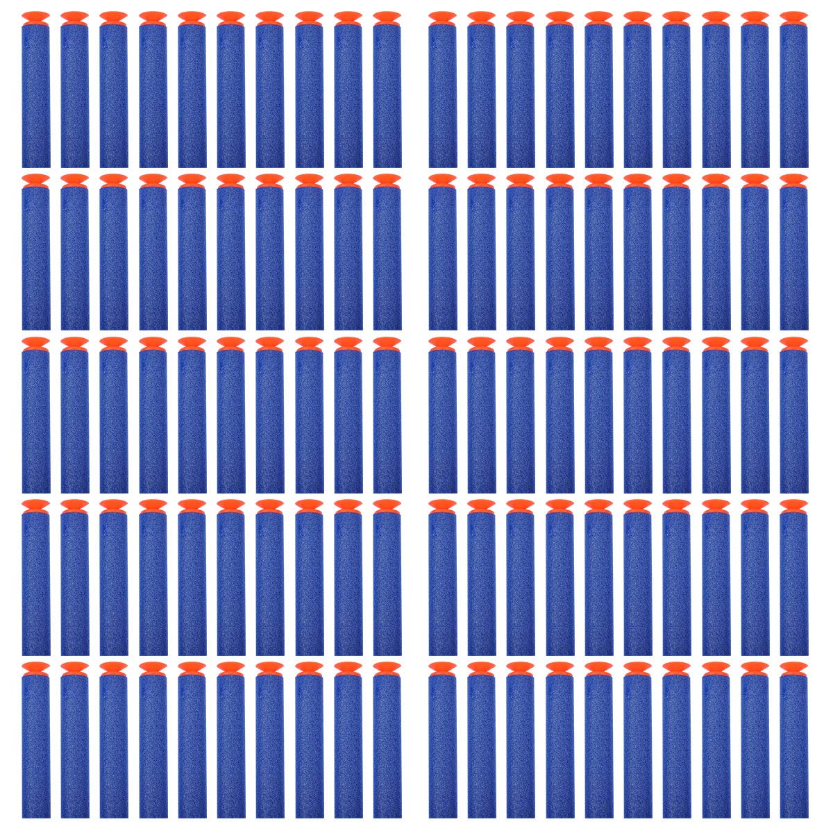 YagoDago Refill Darts Universal Suction Dart Foam Bullet 100-Dart Refill Pack for Nerf N-Strike Elite Series Blasters Toy Gun