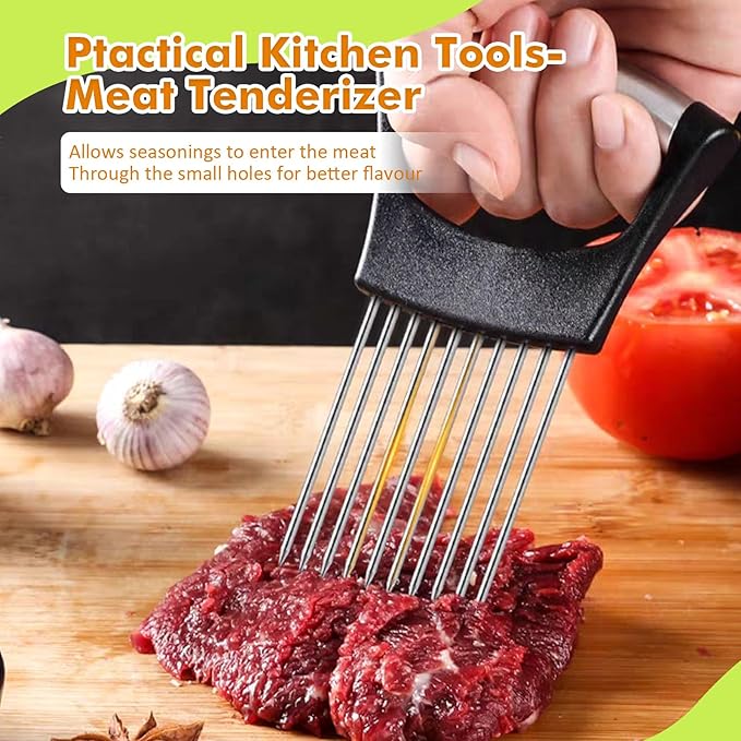 2 PCS Onion Holders for Slicing, Extra-Large & Mini Set