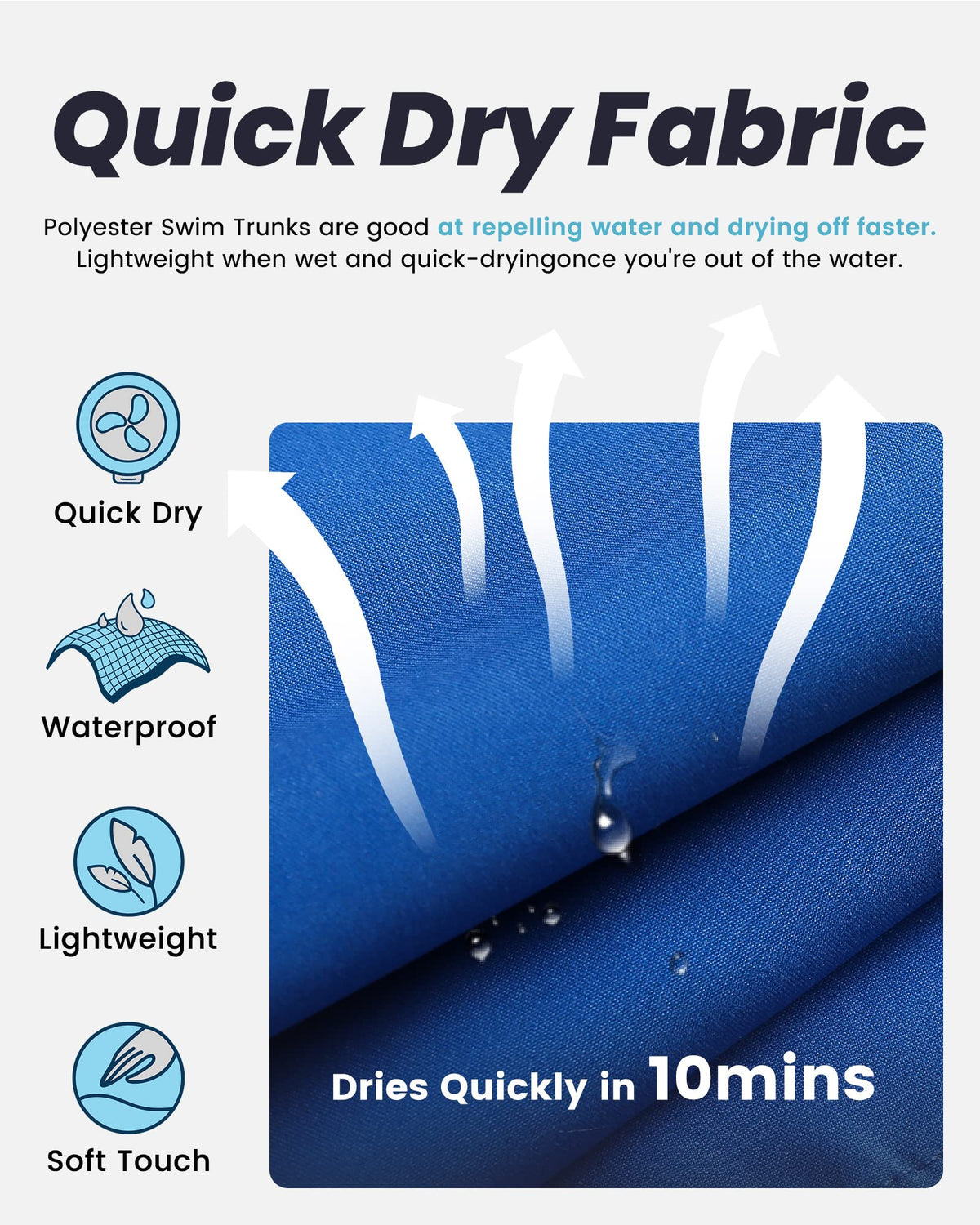 maamgic Mens Swim Trunks Quick Dry Swim Shorts with Mesh Lining Funny Swimwear Bathing Suits 7inch Color Blocking XX-Large