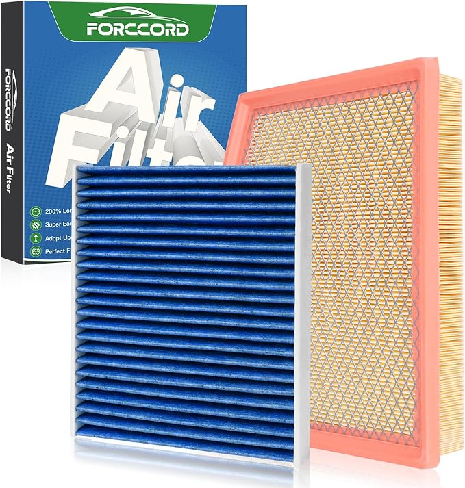 Cabin & Engine Air Filter Fit for Chrysler Pacifica 2017-2026 V6 3.6L Flex/Gas
