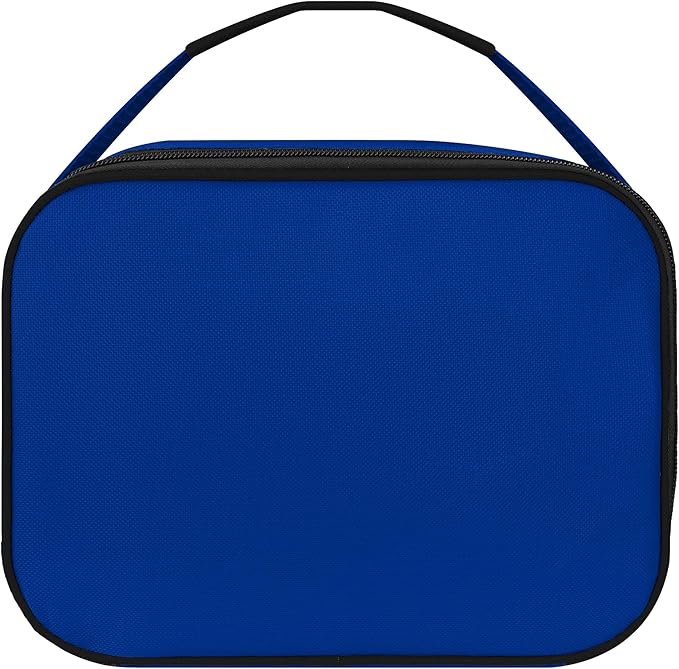 FOCO NFL Unisex-Adult Officially Licensed Wordmark Team Color Big Logo Football Zip Closure 7L Lunch Bag - Los Angeles Rams