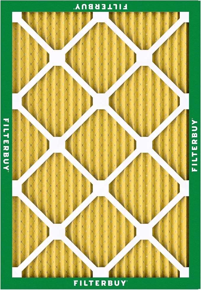 Filterbuy 20x25x1 Air Filter MERV 11 Superior Pet & Allergy Defense,