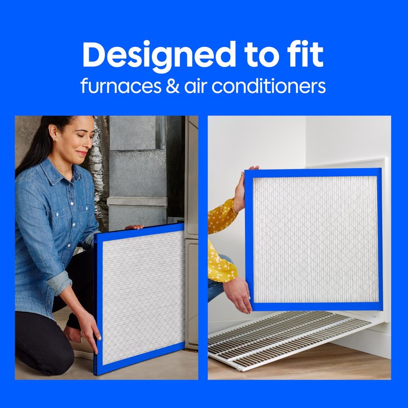 Filtrete 14x30x1 Air Filter, MERV 11, MPR 1000, Allergens & Pet Dander, 3-Month AC and Furnace Filters, Cleaner Air, Reliable Airflow, 2 HVAC Filters (Actual Size 13.68 x 29.68 x 0.81 in)