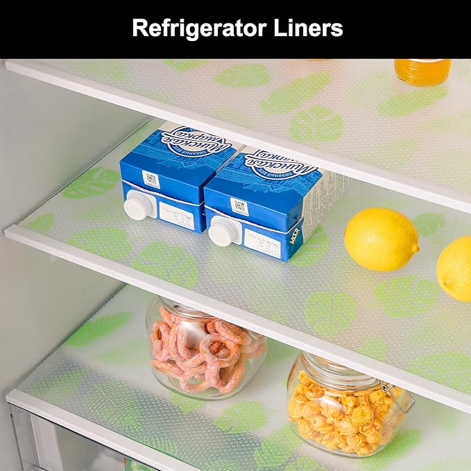Cooyes Shelf Liner – Premium Non-Adhesive Cabinet & Drawer Liner for Kitchen – Waterproof Shelf Paper with Modern Pattern – Durable EVA Cabinet Mat – Easy to Cut （12" W x 240" L）