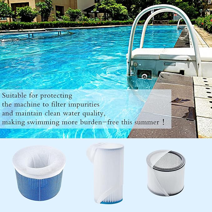 30PCS Pool Skimmer Filter Socks