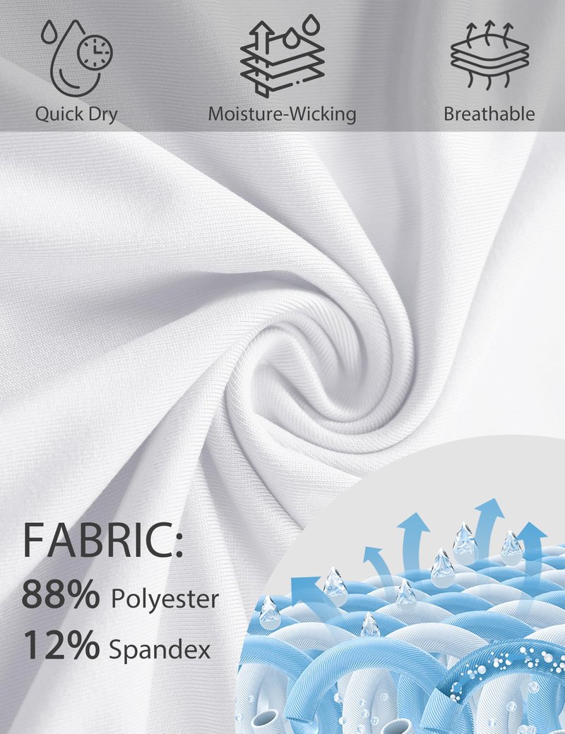 MAGCOMSEN White Long Sleeve Shirt Thumb Hole Women SPF 50 Sun UV Protection Lightweight Breathable Swim Workout Tops M