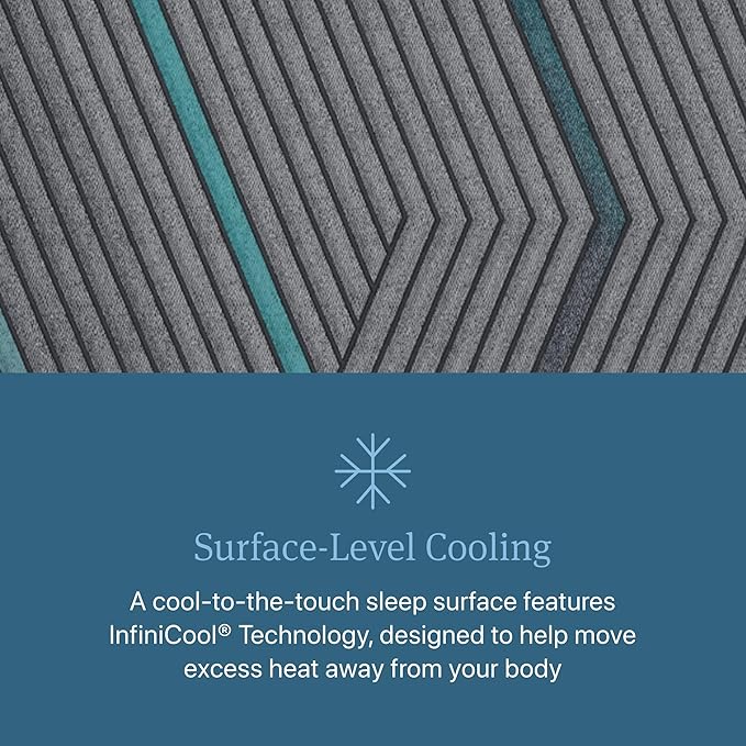 Beautyrest Days End Medium Firm 12" Hybrid Mattress - Full - Cooling Tech, Supportive Durable Pocketed Coils, Pressure Relief, Motion Separation; 100 Night Sleep Trial and 10 Year Warranty