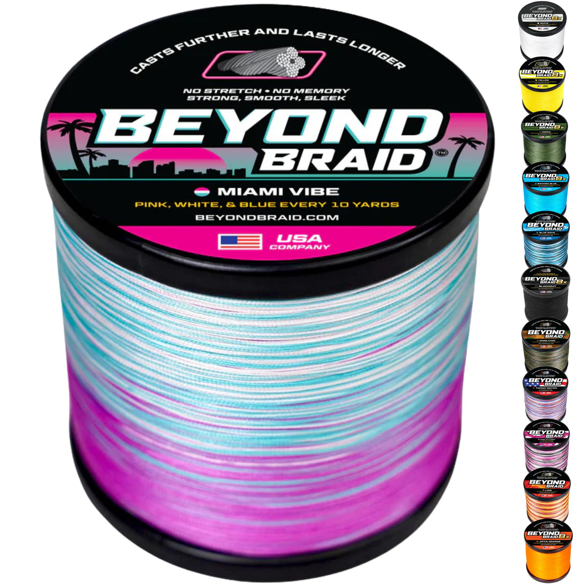 Beyond Braid Miami Vibe 500 Yards 30LB