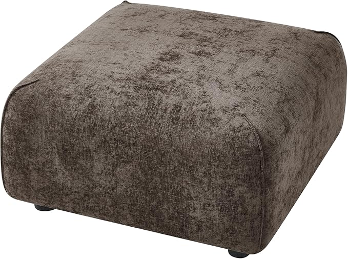 Christopher Knight Home Milio Modern Accent Chair with Ottoman Foot Rest, Wooden Frame Club Chair and Ottoman, Comfy Living Room Lounge Chair with Coffee Table, Single Sofa and Footstools, Brown