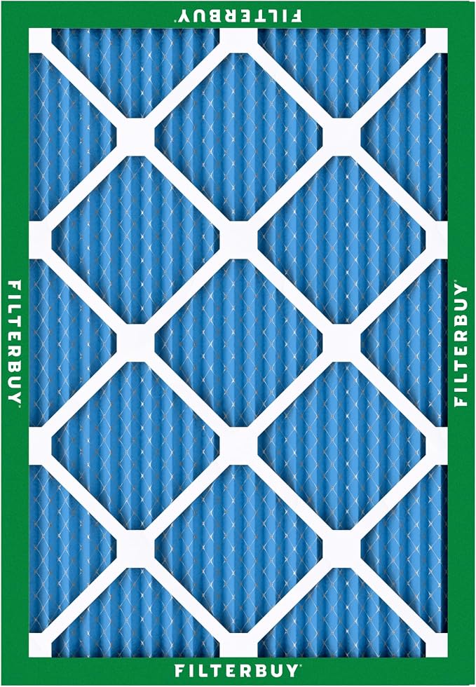 Filterbuy 21.5x23.5x1 Air Filter MERV 13 Optimal Smoke & Allergy Defense