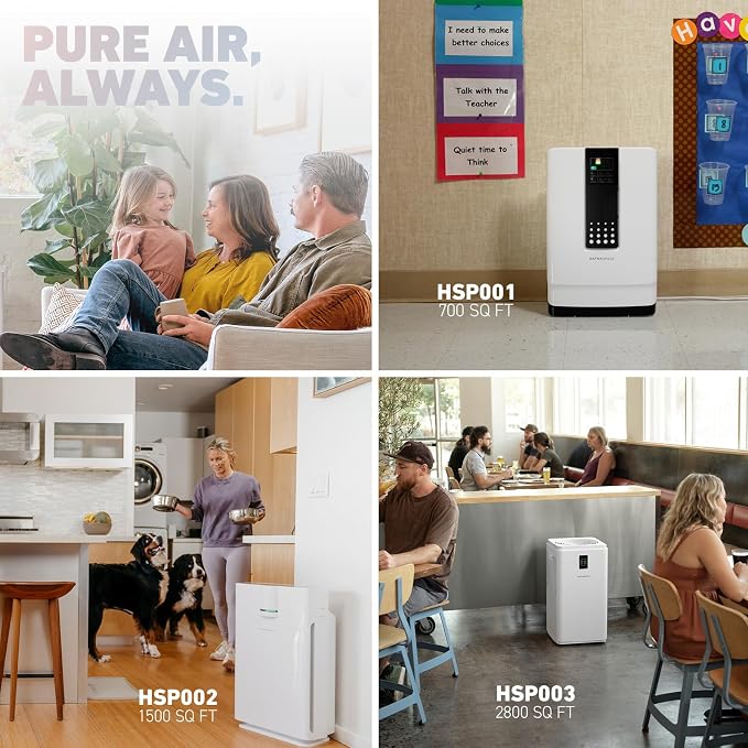 HATHASPACE HSP001 True HEPA Air Purifier