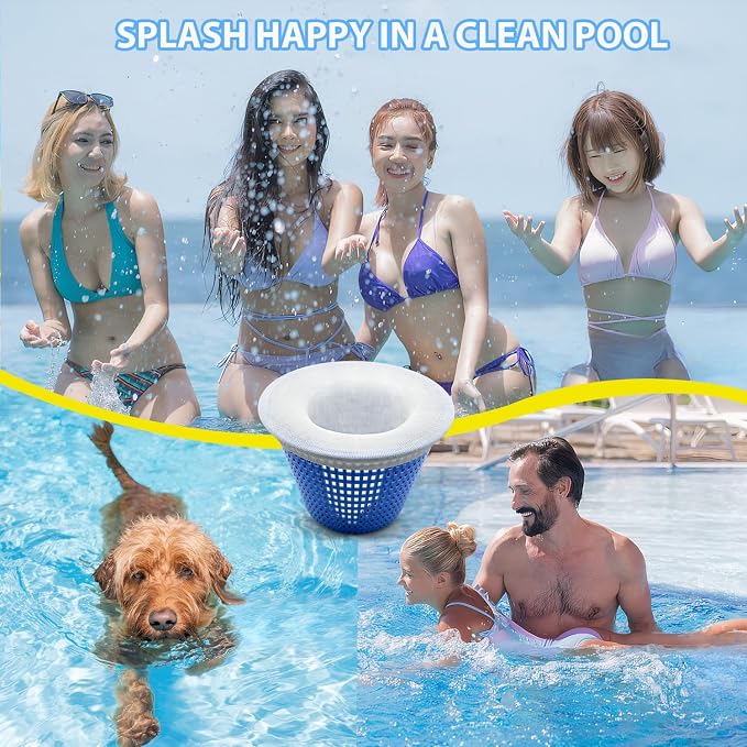 100-Pack Pool Skimmer Socks, Pool Fliter Socks Swimming Pool Skimmer Basket