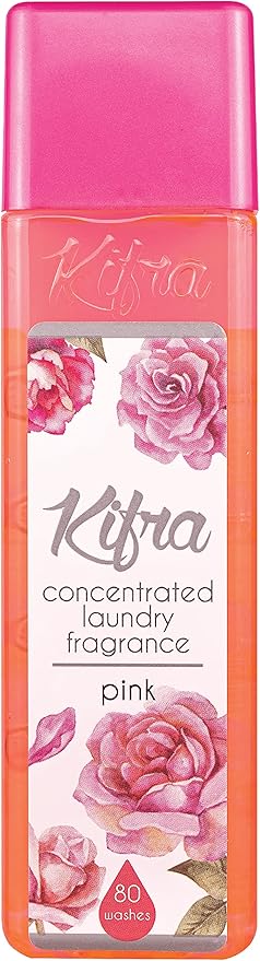 KIFRA PINK Concentrated Laundry Fragrance 6.76 Fl Oz 200ml 80 Washing Cycles