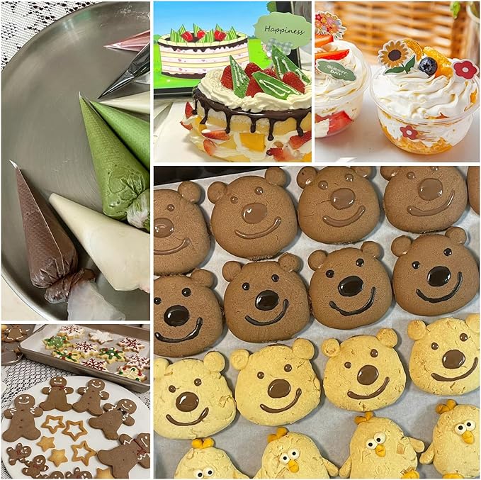 18 Inch Pastry Bags, 200 PCS Piping Bags Disposable