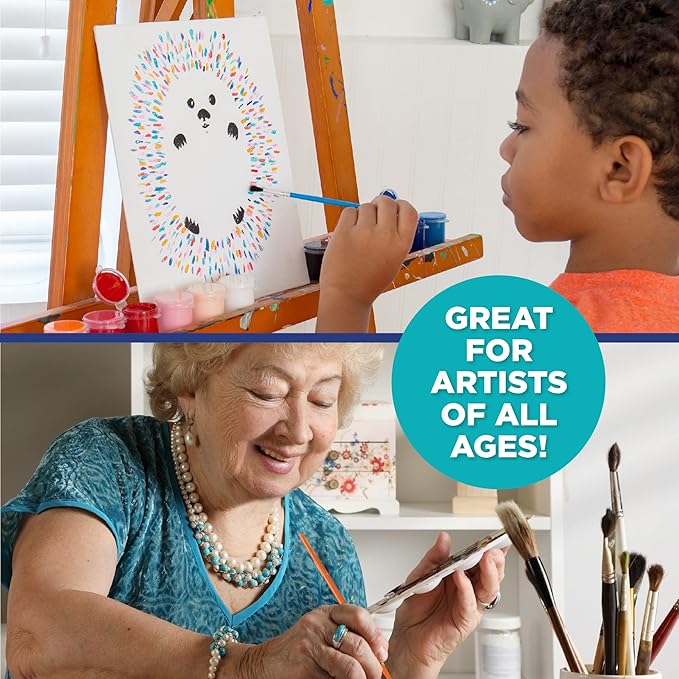 Horizon Group USA Painting Panel Canvas Boards, 8" x 10", Pack of 12, Multicolor