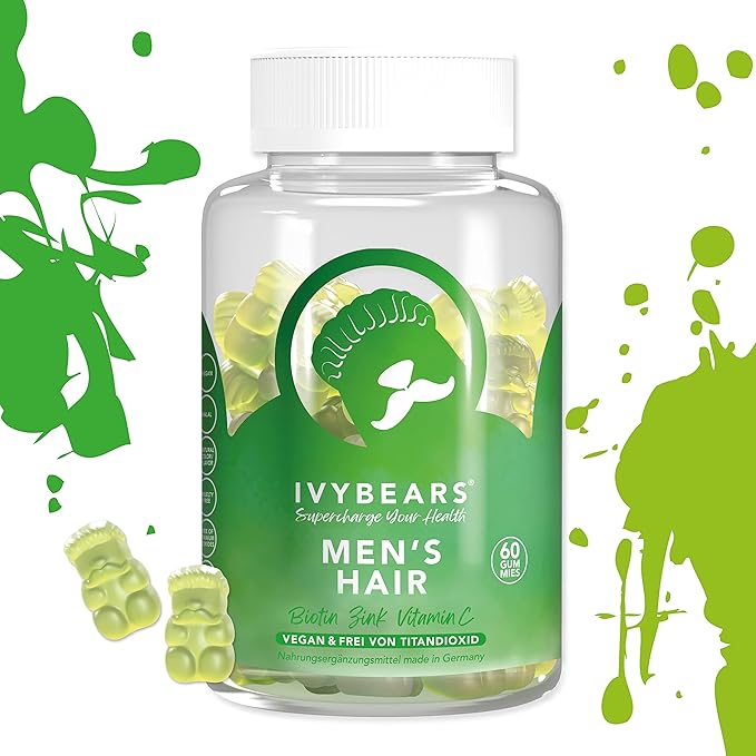 Men’s Hair Vitamins and Boost Immune Gummies - 60 Count
