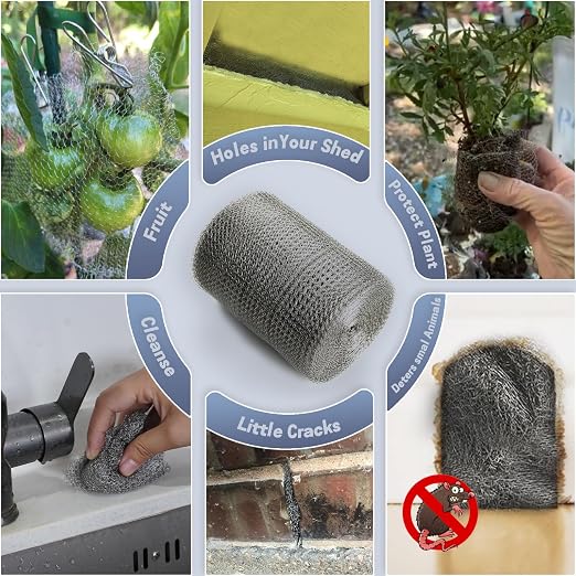 5" X 50 ft 304 Stainless Steel Mesh, Wire Mesh