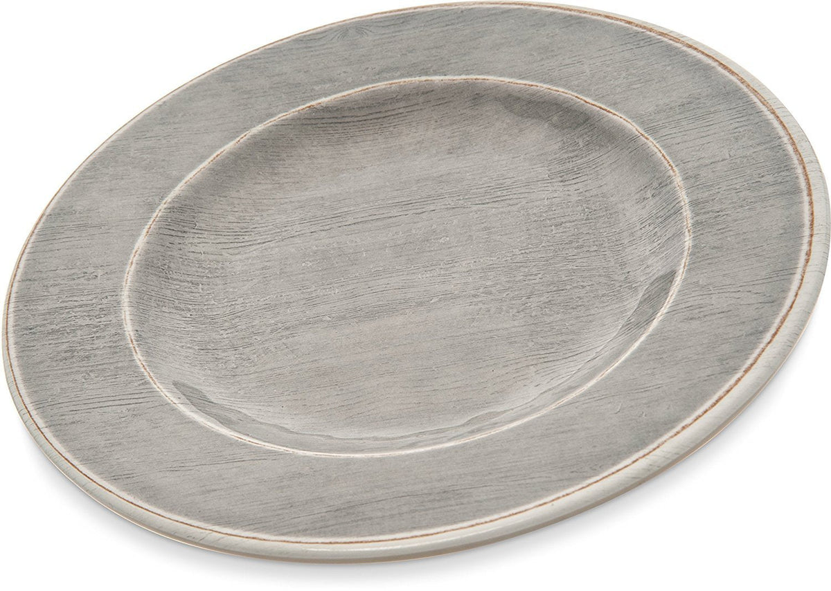 CFS 6400418 Grove Melamine Charger, 12.5", Smoke