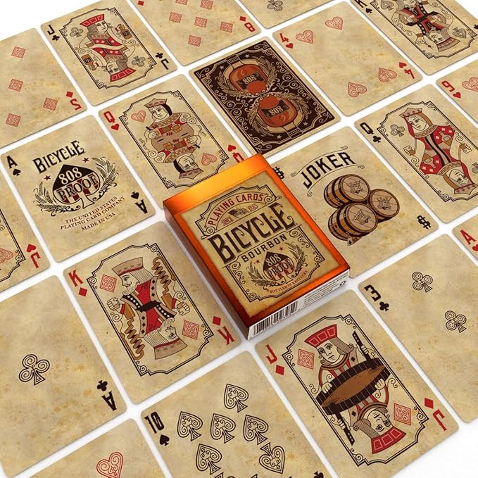 Bicycle Bourbon Playing Cards Brown'