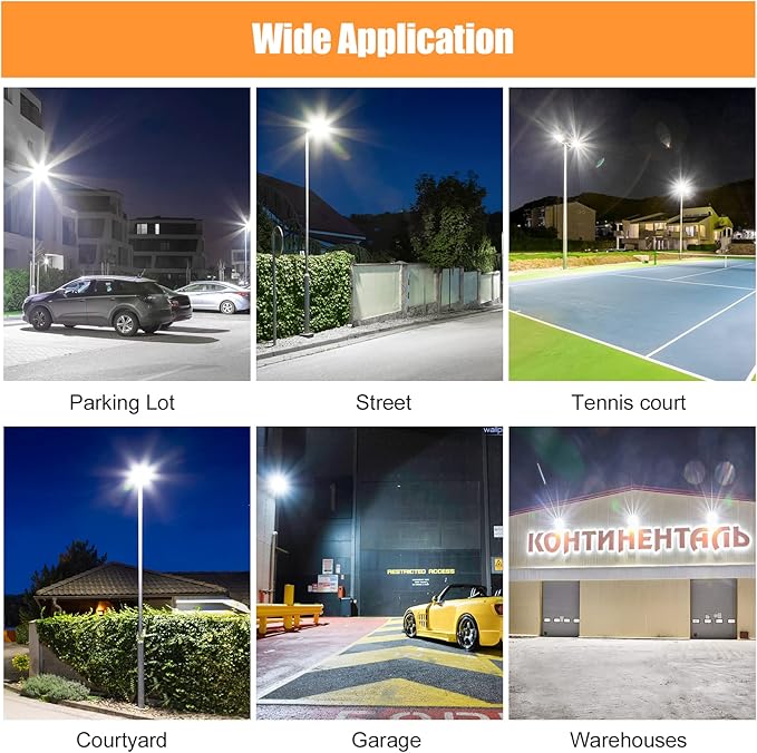 2Pack 240W LED Flood Light Outdoor 33600LM 5000K ETL Listed Commercial Outdoor Lighting for Sports Fields, 100-277V Input IP65 Waterproof Exterior Floodlight for Stadium Yard Backyard