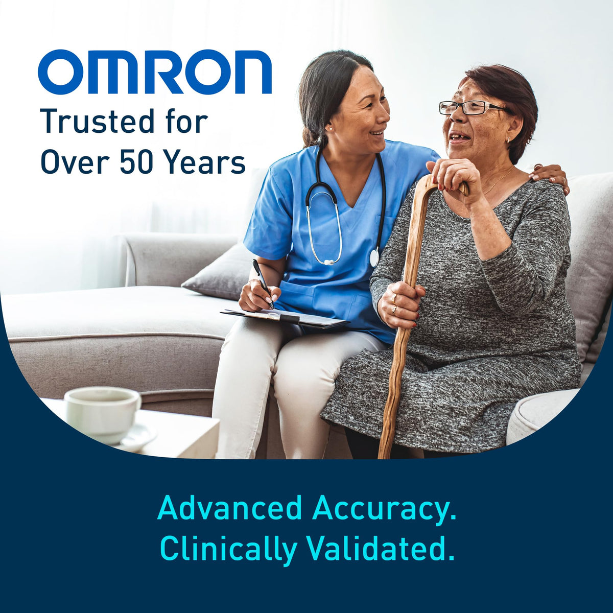 OMRON Platinum Blood Pressure Monitor for Home Use & Upper Arm Blood Pressure Cuff - #1 Doctor & Pharmacist Recommended Brand - Clinically Validated - AFib Detection - Connect App
