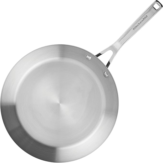 KitchenAid Stainless Steel Cookware Induction Pots and Pans Set, 10-Piece