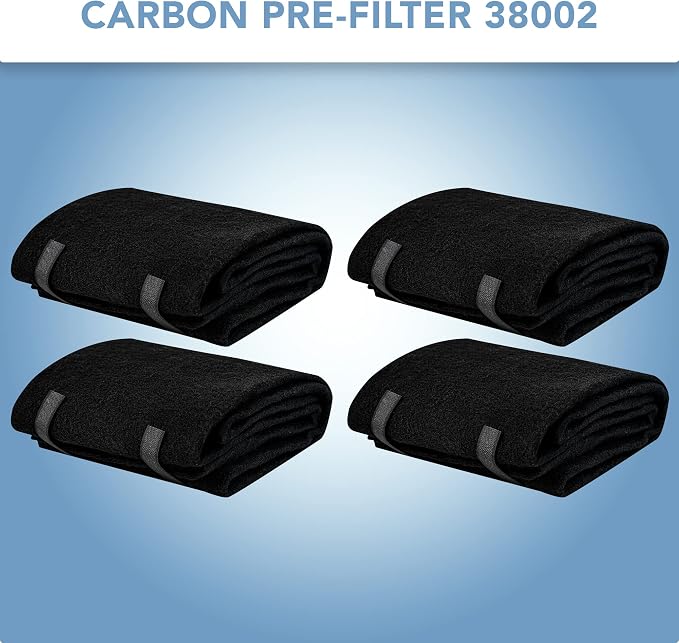 CFS – Pack of 4, Premium Cut-to-Fit Activated Carbon Pre-Filter Pad Compatible