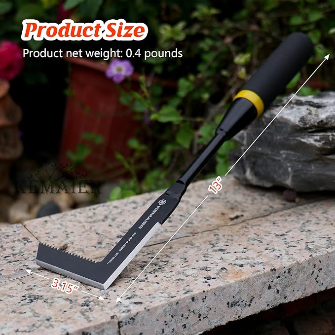 Kemaier 5-Piece Garden Tool Set, Heavy-Duty Stainless Steel Premium Tools