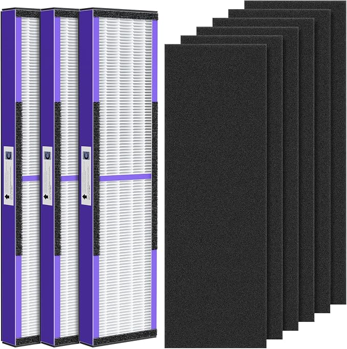 3 Pack FLT5250PT HEPA Air Purifier Replacement Filter C