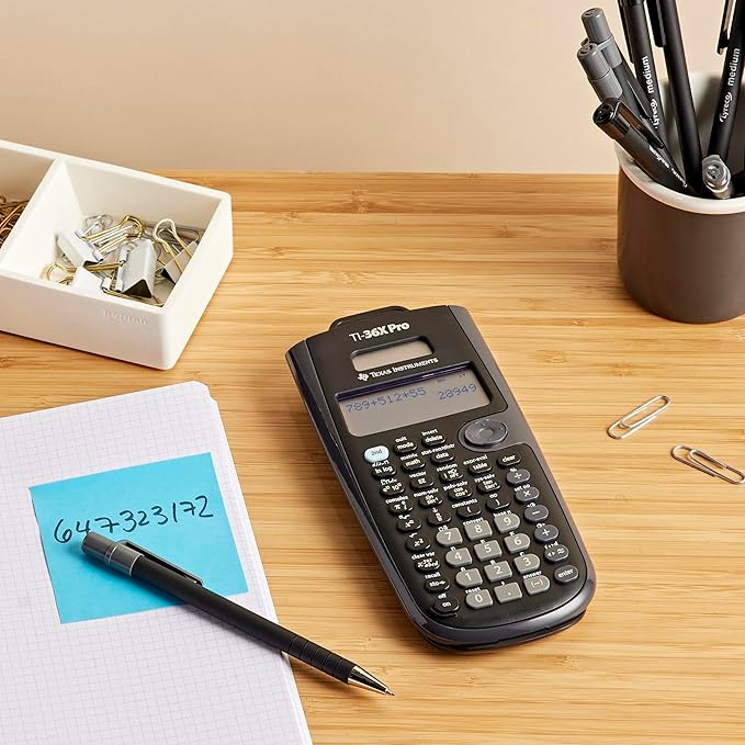 Texas Instruments TI-36X Pro Engineering/Scientific Calculator | 9.7 Inch | Black.