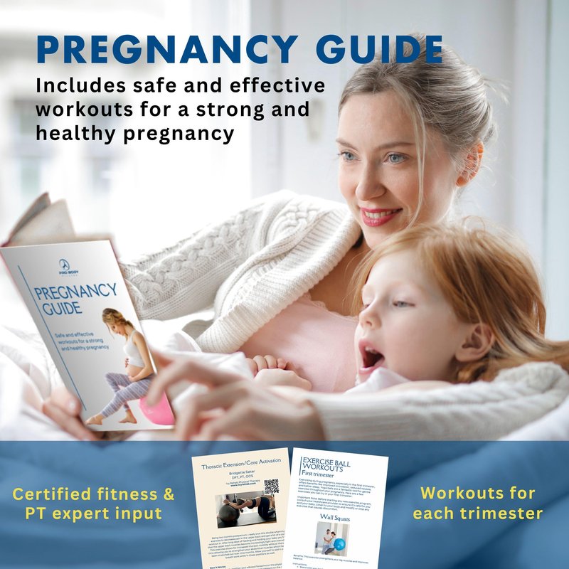 ProBody Pilates Pregnancy Ball - Yoga Ball for Pregnancy with Book, Prenatal, Labor & Postnatal Maternity Exercise (Lilac, 65 cm)