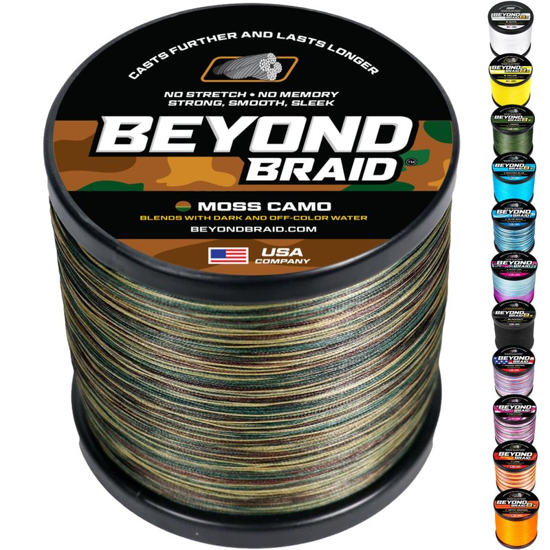 Beyond Braid Moss Camo 500 Yards 100lb