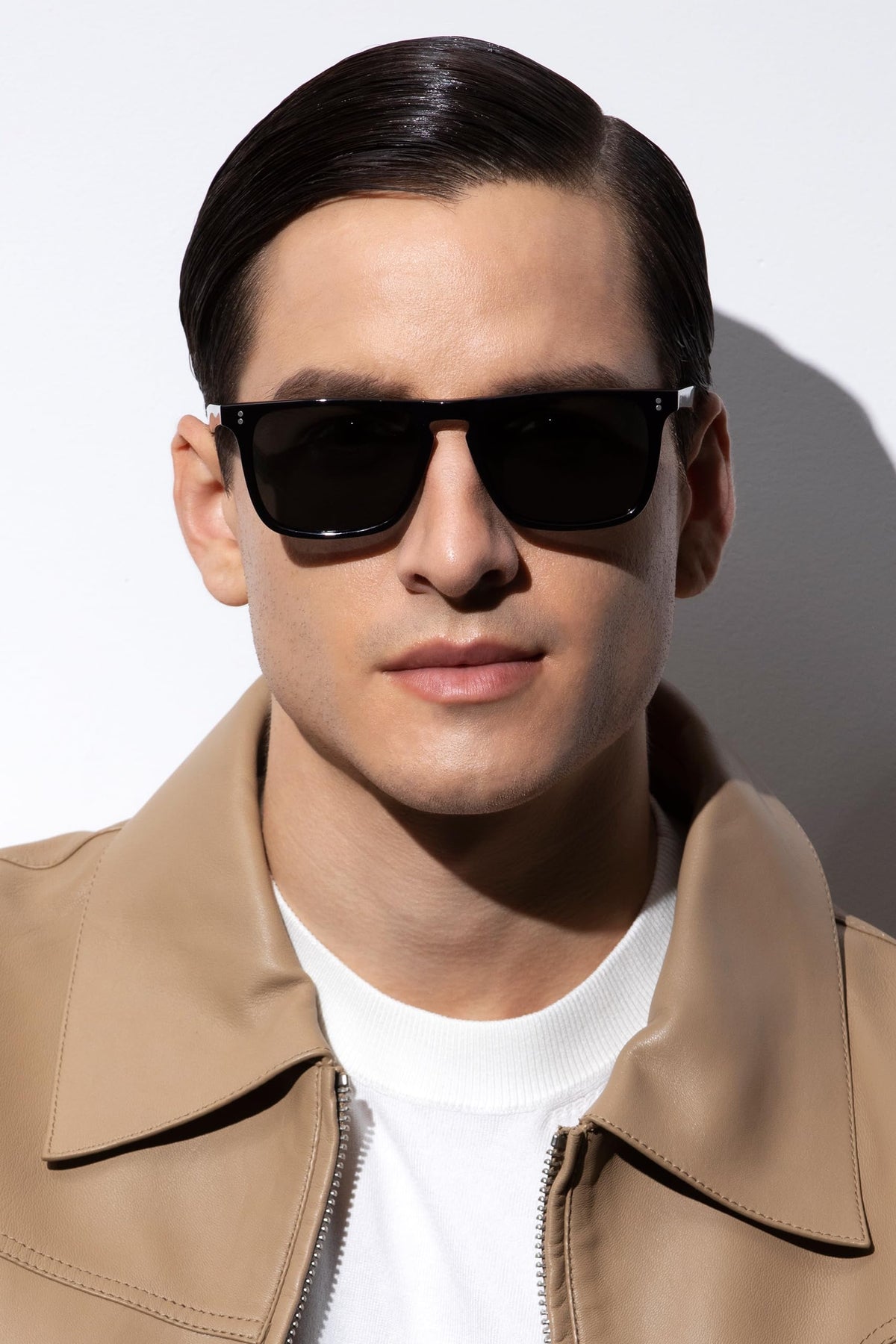 CARFIA Retro Polarized Sunglasses for Men UV Protection Hand-crafted Acetate Frame Fashion Cool Sun Glasses CA53572