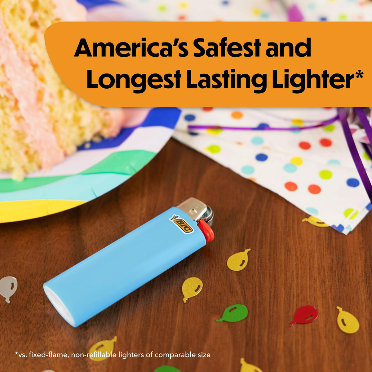BIC Maxi Pocket Lighters, Dependable, Long-Lasting, 10-Pack, Assorted
