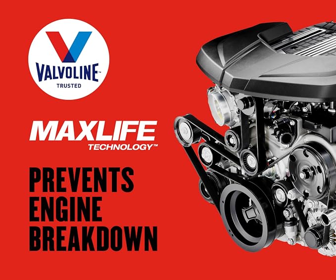 Valvoline High Mileage with MaxLife Technology 10W-30 Synthetic Blend Motor Oil