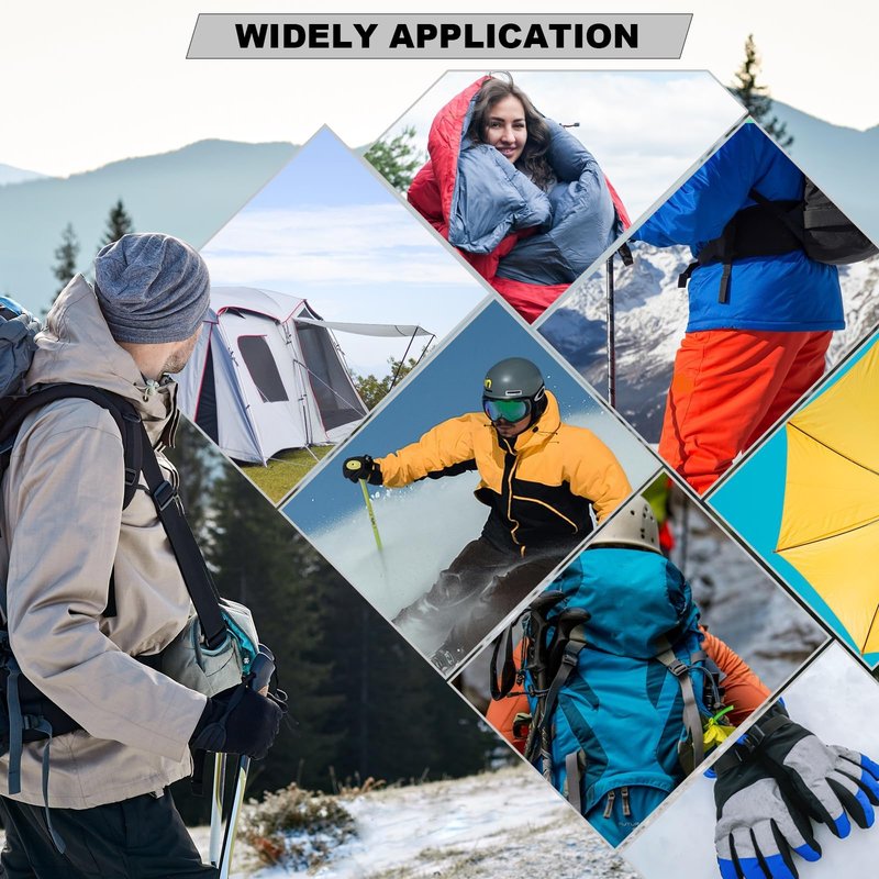 OAZ 8 Pieces 7.87 x 5.9 inch Nylon Repair Patches Nylon Fabric Patch Self-Adhesive Fabric Repair Tape Waterproof Lightweight Outdoor Gear Patch Kit for Down Jacket Clothing Tent Bag (Royal Blue)