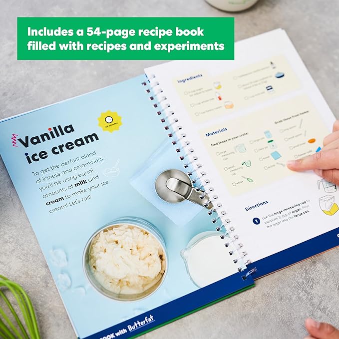 KiwiCo - Science of Cooking: Ice Cream, Learning Cooking Through Chemistry Project, STEM Kit for Ages 5+