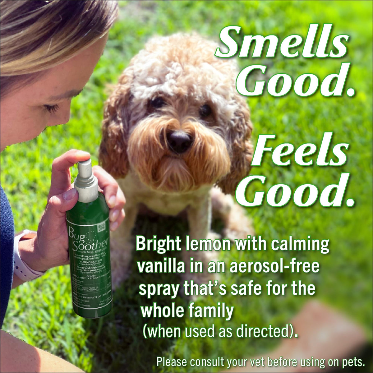 Bug Soother Natural Insect Repellent Spray, DEET-Free 4 oz. (3 Count)