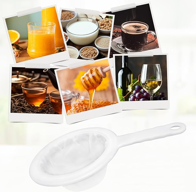 Quacc Nylon Fine Mesh Strainer Plastic Net Strainer 200 Mesh Kitchen Sieve