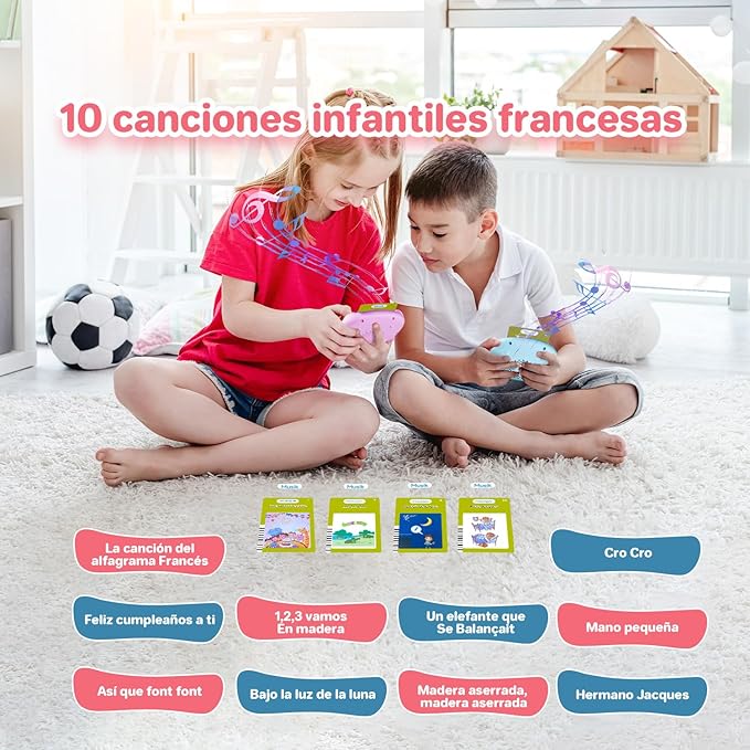 Spanish & English Talking Flash Cards for Toddler, 510 Sight Words Learning Toys, ABC & Numbers Educational Montessori Toys, Speech Therapy Toys, Children's Sensory Preschool Learning Birthday Gifts