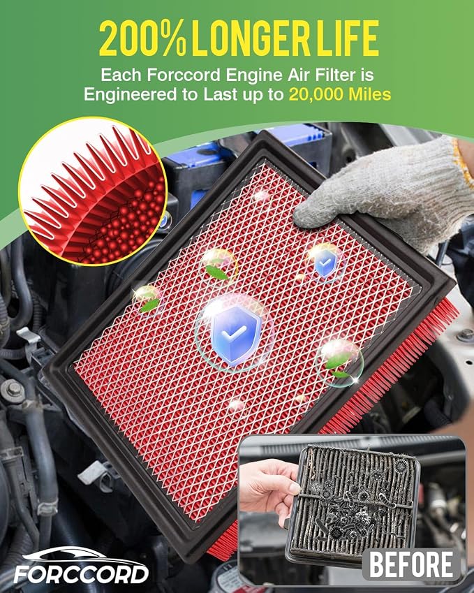Cabin and Engine Air Filter fit