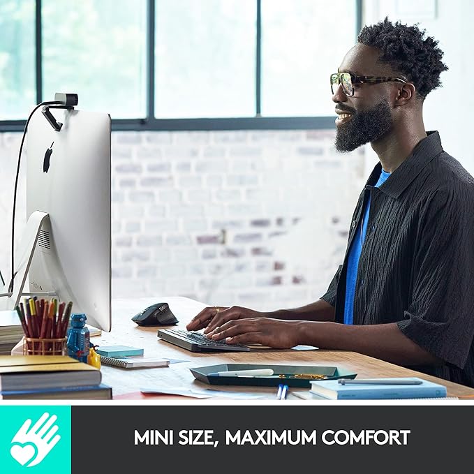 Logitech MX Keys Mini Wireless Illuminated Keyboard for Business, Compact, Logi Bolt Technology, Backlit, Rechargeable, Globally Certified, Windows/Mac/Chrome/Linux - Graphite