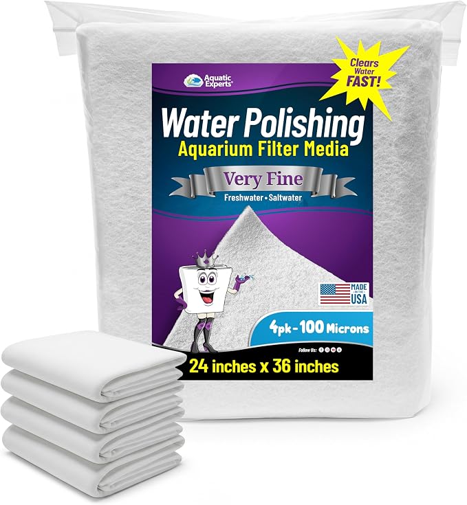 Aquatic Experts Aquarium Polishing Filter Pad, Water Polishing Pad