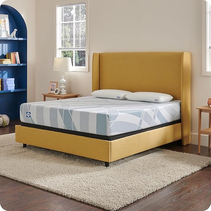 Sealy Dreamlife 10” Hybrid Mattress-in-a-Box, King, SealyComfort Gel Memory Foam, SealyResponsive Encased Coils, Surface-Guard Technology