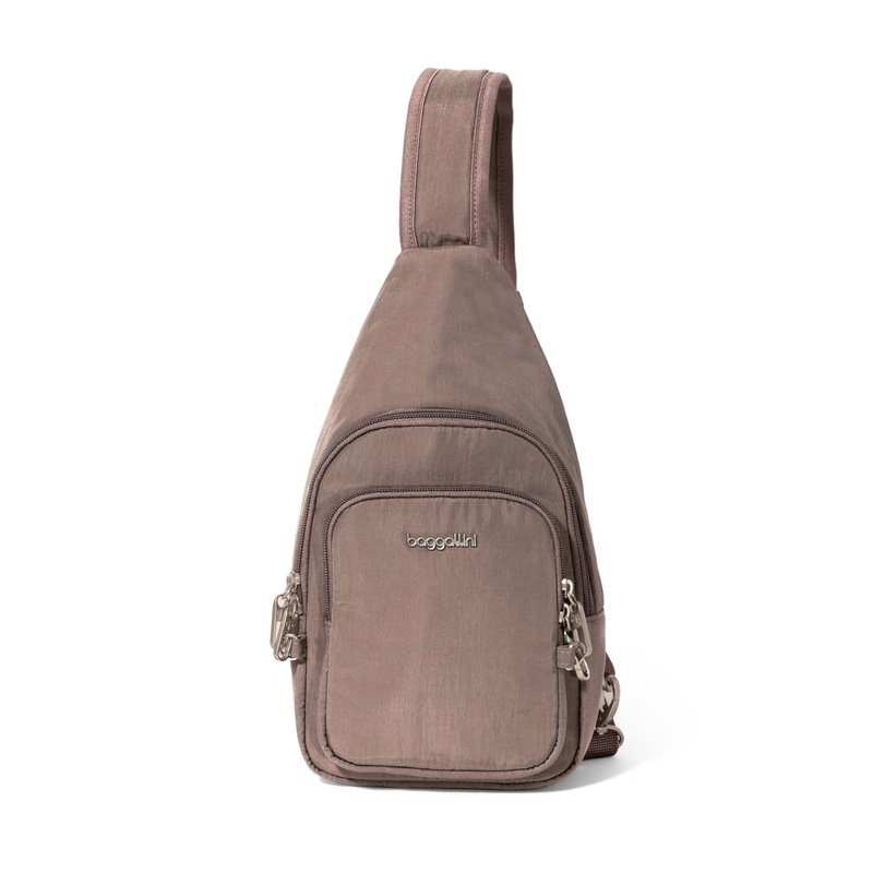 Securtex® Anti-Theft Daytripper Sling - 7x12" Travel Safe Crossbody Bag w/Locking Zippers, Slash-Resistance