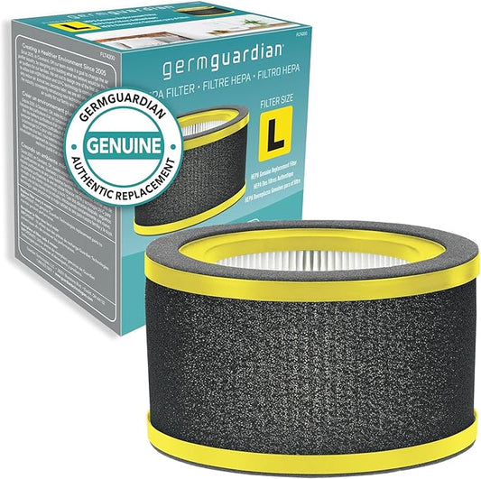 GermGuardian Filter L HEPA Pure Genuine Air Purifier Replacement Filter, Removes 99.97% of Pollutants, for AC4200 Air Purifiers, Black, FLT4200