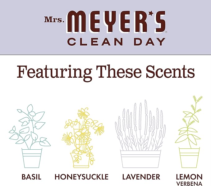 Mrs. Meyer's Dryer Sheets, Lavender, 80 Count (Pack of 5)