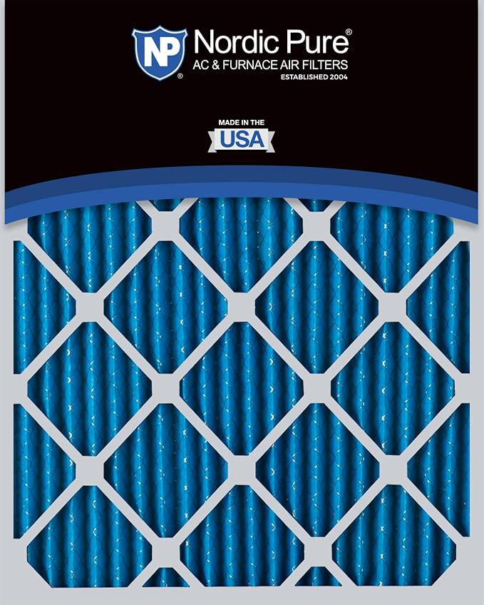 Nordic Pure 16x30x1 Pleated MERV 7 Air Filters 4 Pack
