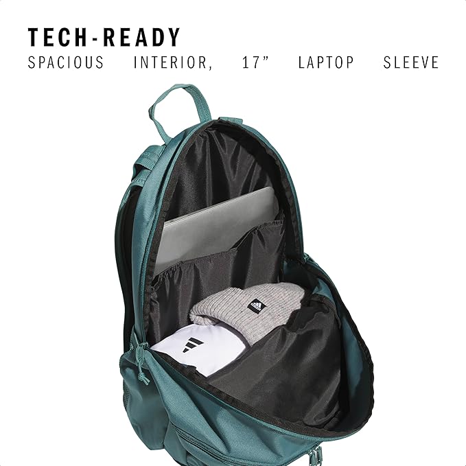 adidas Prime Backpack for Work, Travel Bag for Women and Men with Padded Compartment for Laptop