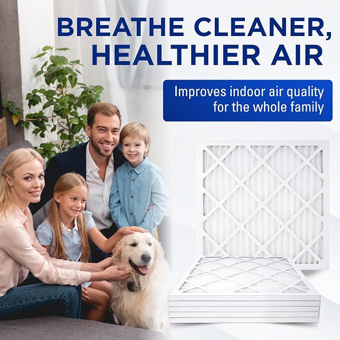 14x20x1 Air Filters, MERV 8 Pleated HVAC AC Furnace Filter Replacement